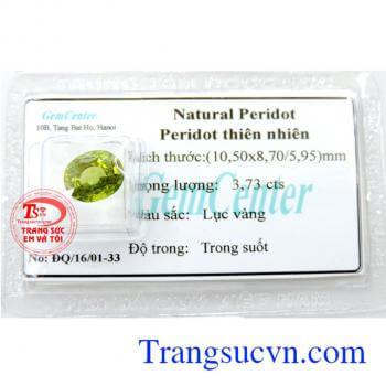 Đá Peridot thiên nhiên thời thượng