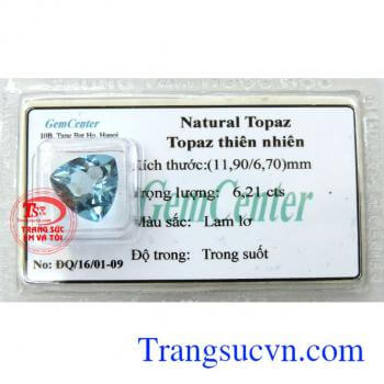 Topaz thiên nhiên màu lam đẹp