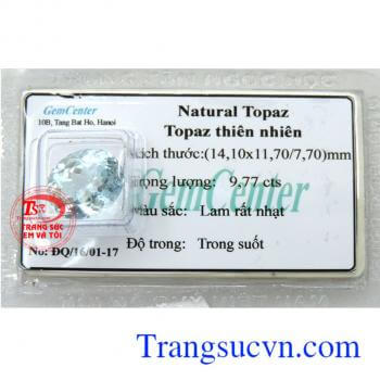 Topaz oval tinh tế