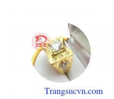 Nhẫn vàng rồng kim cương dành cho nam đảm bảo chất