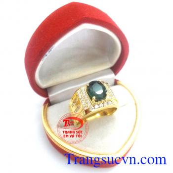 Nhẫn nam sapphire chuối chất lượng