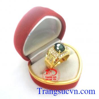 Nhẫn nam sapphire chuối