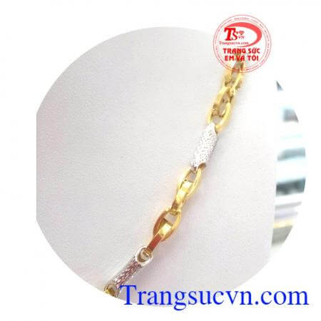 Dây chuyền vàng 10k nhập