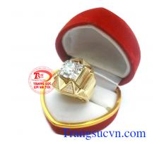 Chiếc nhẫn nam tinh tế,nhẫn nam sang trọng,hợp thời trang chất lượng vàng đảm bảo,Uy tín nhiều năm thiết kế và chế tác nhẫn nam 3d sắt nét đẹp,sáng bền