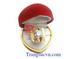 Nhẫn nam vàng, Đeo hợp thời trang, chất lượng vàng đảm đeo bền đẹp sáng bóng, tinh tế và sang trọng dành cho phái mạnh, nhẫn nam phù hợp đeo ngón giữa và ngón áp út