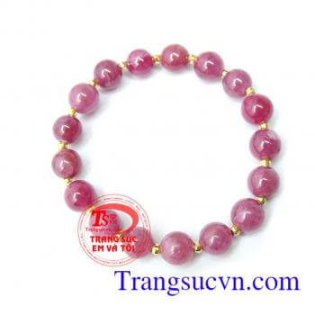 Vòng tay vàng ruby tự nhiên