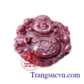 Phật di lặc đá ruby đẹp
