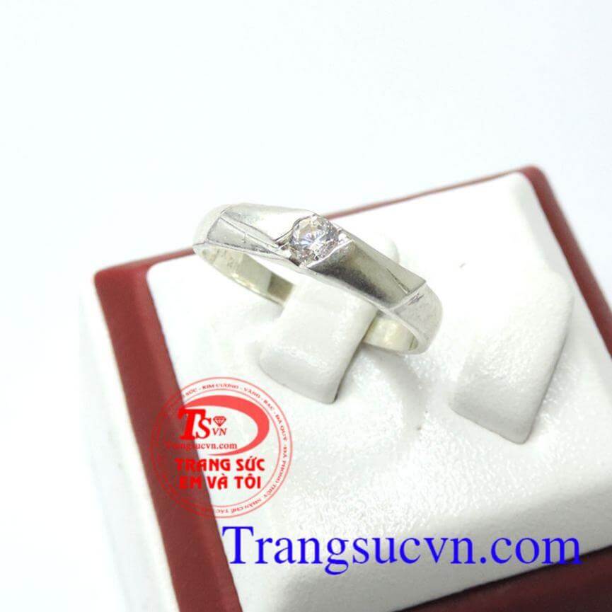 Nhẫn nữ bạc xinh xắn