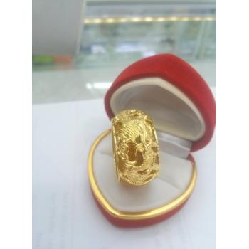 Nhẫn ngọc rồng vàng mệnh kim Nhẫn nam ngọc bọc vàng rồng Nhẫn nam vàng tây đảm bảo chất lượng Uy tín, Đeo hợp phong thủy Bạn có thể đặt hàng theo yêu cầu.