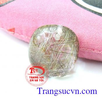 Thạch anh tóc vàng thiên nhiên, chất lượng tốt, giá cả hợp lý, thích hợp làm mặt dây chuyền và mặt nhẫn.