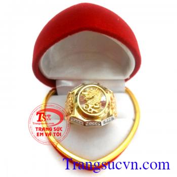 Nhẫn vàng 18k rồng