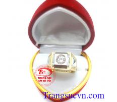 Nhẫn nam vàng tây độc đáo