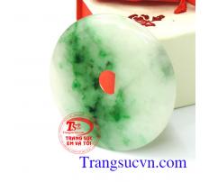 Mặt ngọc đồng xu vân đẹp