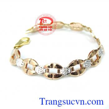 Lắc tay nữ vàng 18k sang trọng
