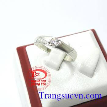 Nhẫn nữ bạc xinh xắn