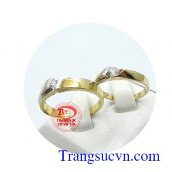 Nhẫn cưới vàng giá rẻ đẹp sang trọng kinh tế cho đôi bạn trẻ