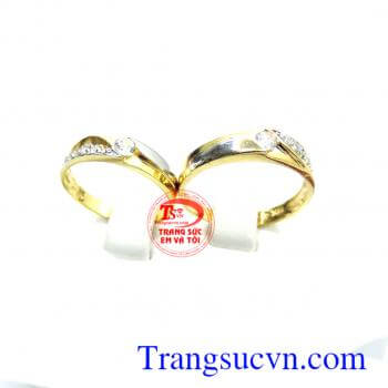 Nhẫn cưới vàng giá rẻ đẹp sang trọng kinh tế cho đôi bạn trẻ