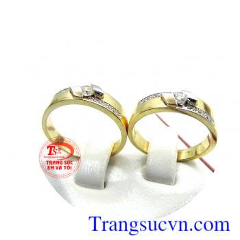 Nhẫn cưới vàng giá rẻ đẹp sang trọng kinh tế cho đôi bạn trẻ