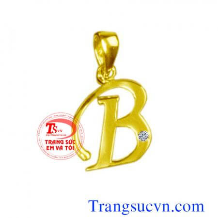 Mặt dây chữ vàng đẹp món quà ý nghĩa cho người mình yêu thương