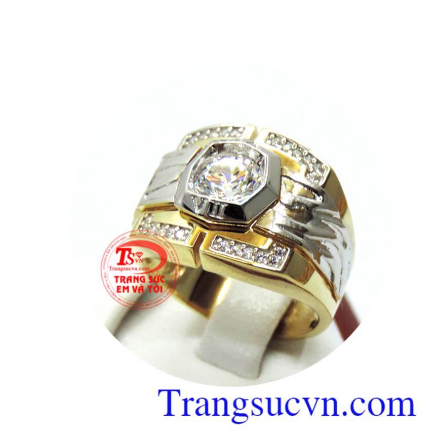 Nhẫn vàng kim sáng bóng