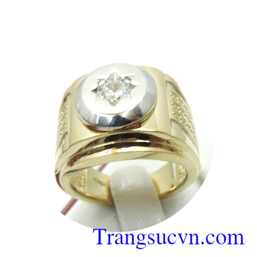 Nhẫn vàng 1 kim chủ đảm bảo chất lượng vàng,nhẫn nam đẹp vàng tây xuất khẩu đeo nhẫn nam vàng sáng và hợp thời trang,nhẫn nam là món quà ý nghĩa và món trang sức không thể thiếu của phái mạnh