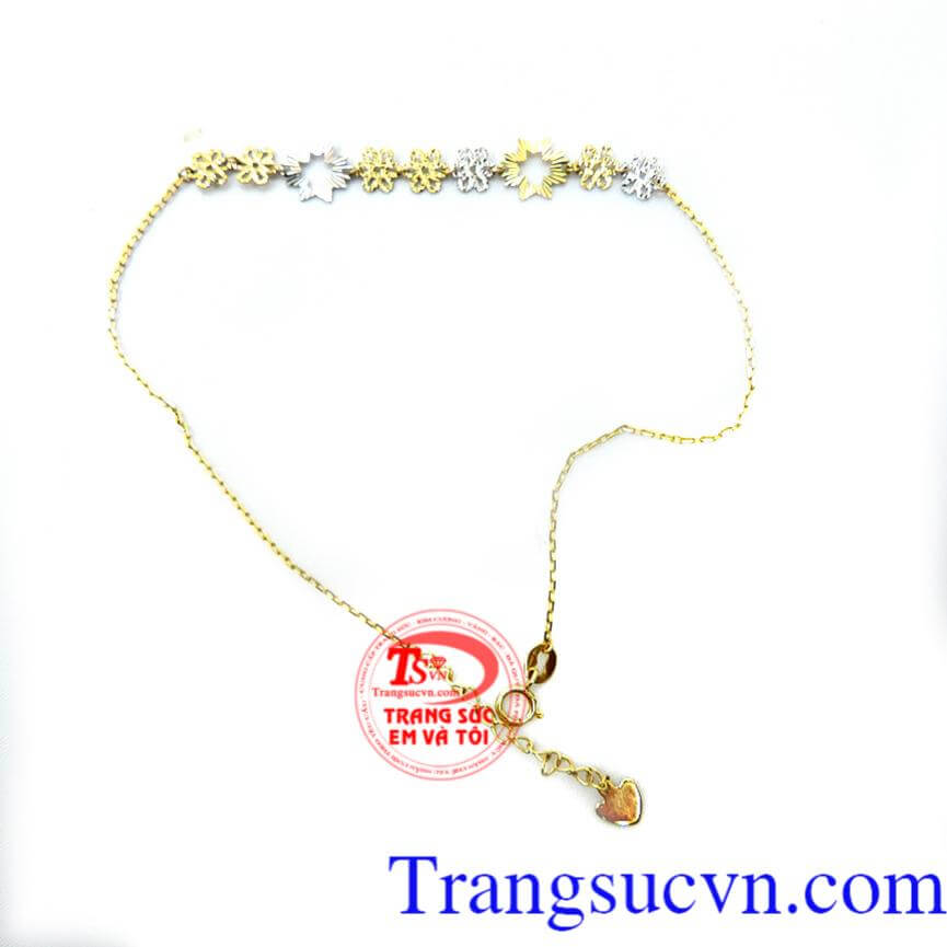 Lắc nữ vàng tình yêu