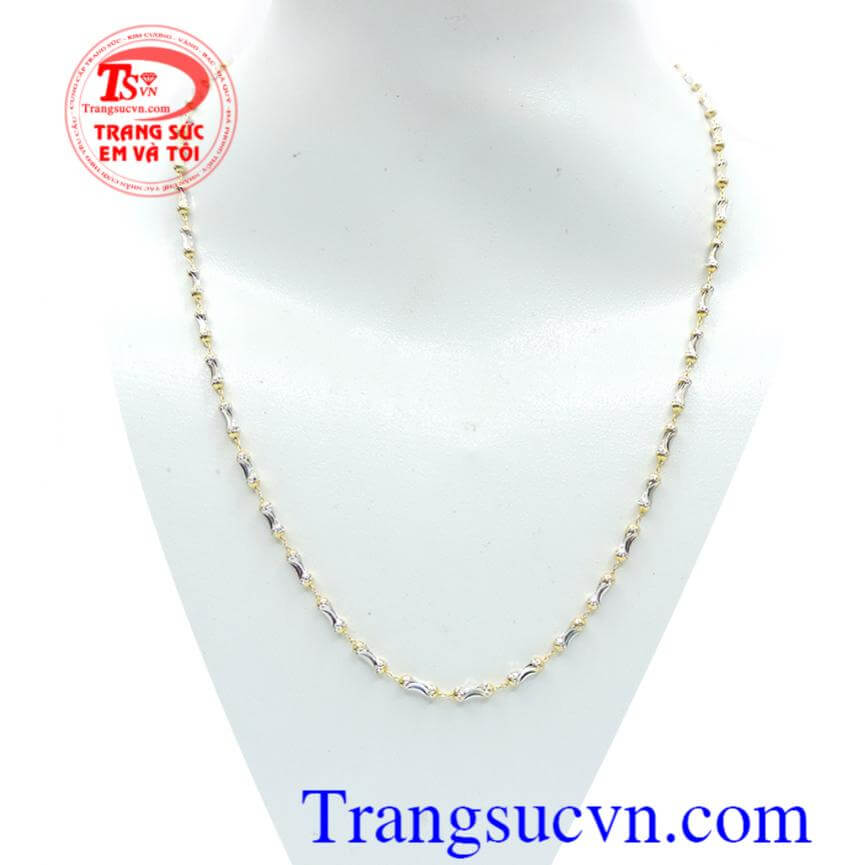 Dây chuyền nữ Italy bi nhỏ xinh