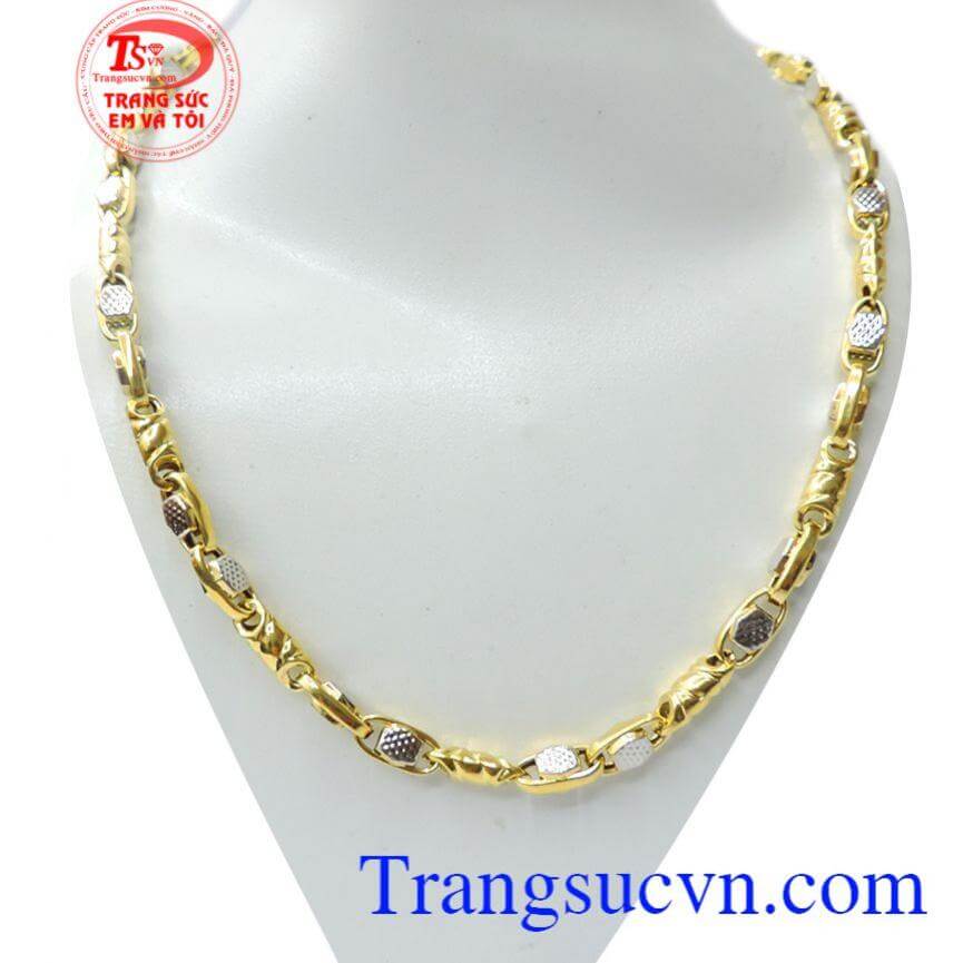 Vòng vàng đeo cổ nam tính