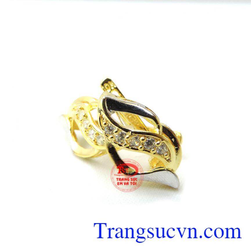 Hoa tai vàng tây 10k 