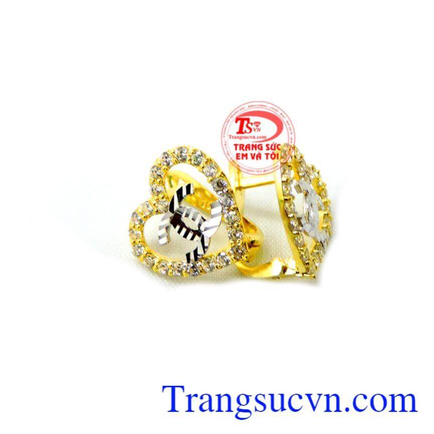 Hoa tai tình yêu thời trang