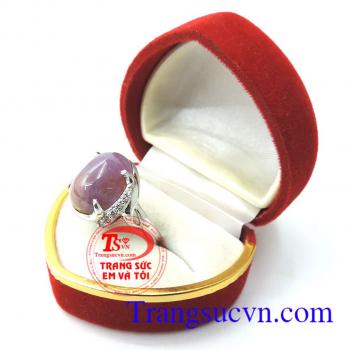 Nhẫn nữ sapphire thiên nhiên rẻ