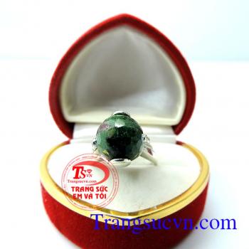 Nhẫn bạc nữ đá Anyolite