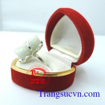 Nhẫn nữ bạc tỳ hưu đẹp