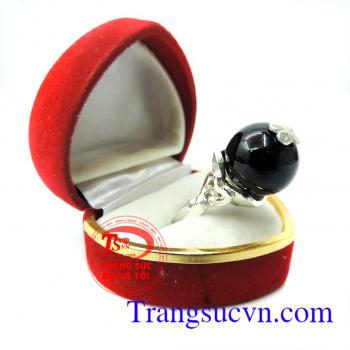 Nhẫn nữ mã não hoa bạ