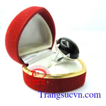 Nhẫn bạc nữ đá mắt hổ