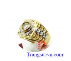 Nhẫn vàng vận may nên đeo nhẫn,nhằm kín các kẽ tay tránh hao tài lộc,nhằm giữ lại vận may cùng những gì đang có,nhẫn nam vàng tây sang trọng và sáng bóng,chất lượng đảm bảo,đeo hợp thời trang món quá ý nghĩa cho phái mạnh