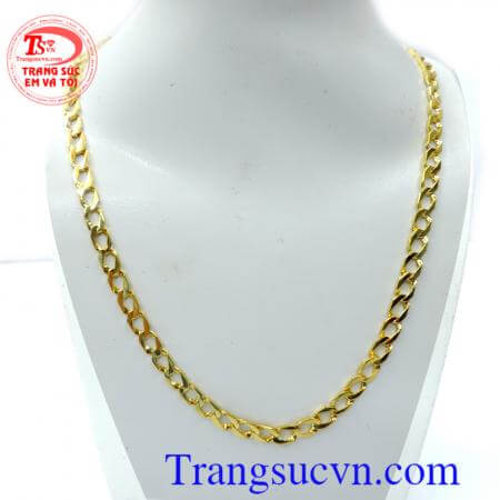 Dây chuyền vàng đúc đặc nam tính