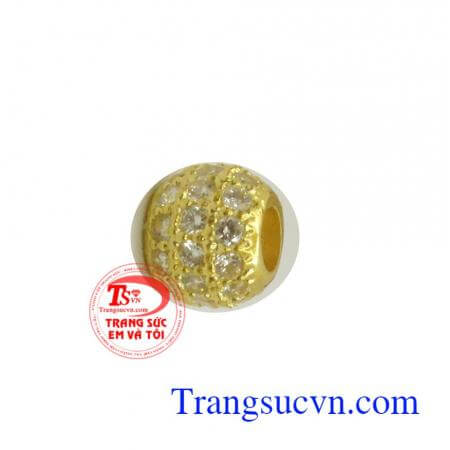 Mặt Hạt bi kết may mắn phù hợp nhiều kiểu dây chuyền và phong cách thời trang khác nhau