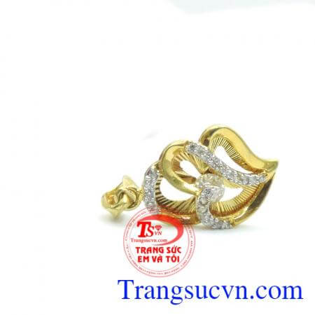Mặt dây tinh tế nữ vàng