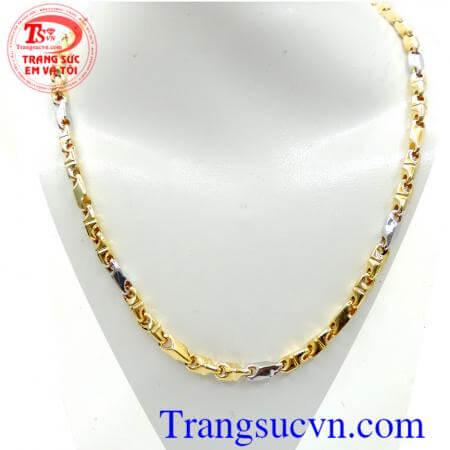 Dây chuyền nam 10k nam tính, chất lượng đảm bảo, kiểu dáng thời trang, mang đến vẻ đẹp nam tính mạnh mẽ cho người đeo