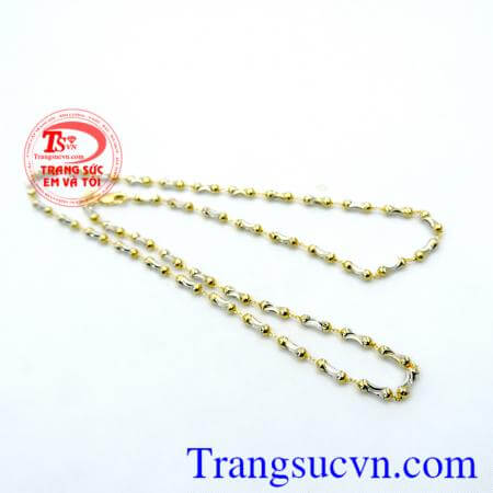 Dây chuyền nữ Italy bi nhỏ xinh