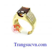 Nhẫn nam vàng mệnh Hỏa, Thổ