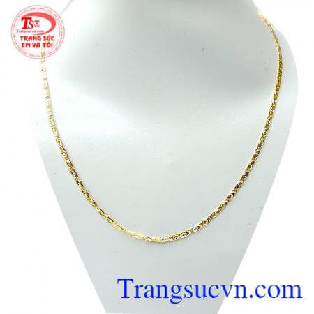 Chiếc Dây chuyền đẹp vàng đeo cổ dành cho phái đẹp,dây chuyền nữ đảm bảo Uy tín khách hàng bình chọn nhiều năm,dây chuyền vàng tây,đeo cùng mặt dây hoặc đeo riêng mình dây chuyền vàng, Khách hàng ưa chuộng