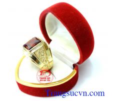 Nhẫn vàng nam rồng số đỏ