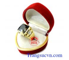 Nhẫn vàng tây nam vuông