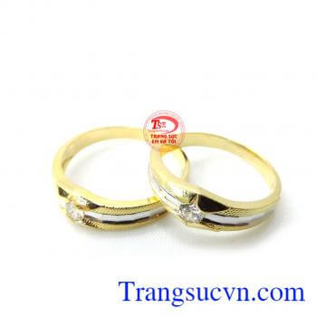Nhẫn cưới vàng giá rẻ đẹp sang trọng kinh tế cho đôi bạn trẻ