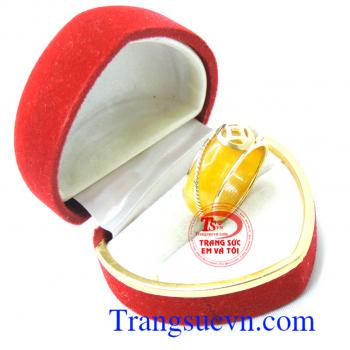 Nhẫn nữ su may mắn ngọc