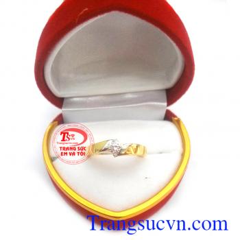 Nhẫn nữ vàng 18k đẹp