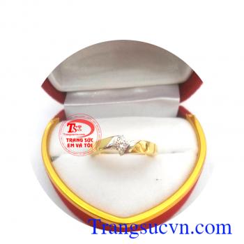 Nhẫn nữ vàng 18k đẹp