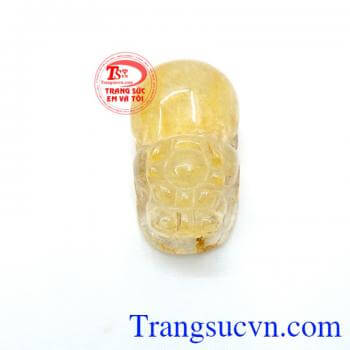 Tỳ hưu thạch anh tóc vàng quý hiếm